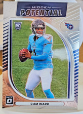 Panini 2025 Donruss Optic Hidden Potential # 1 Rookie Cam Ward Titans