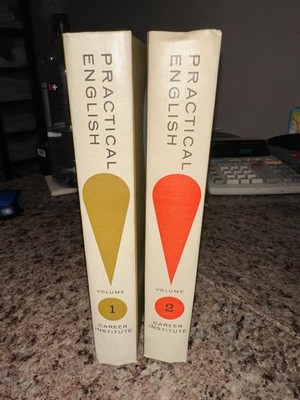 Practical English Program 2 Volume Set ~ English Grammar ~ Career Institute 1965