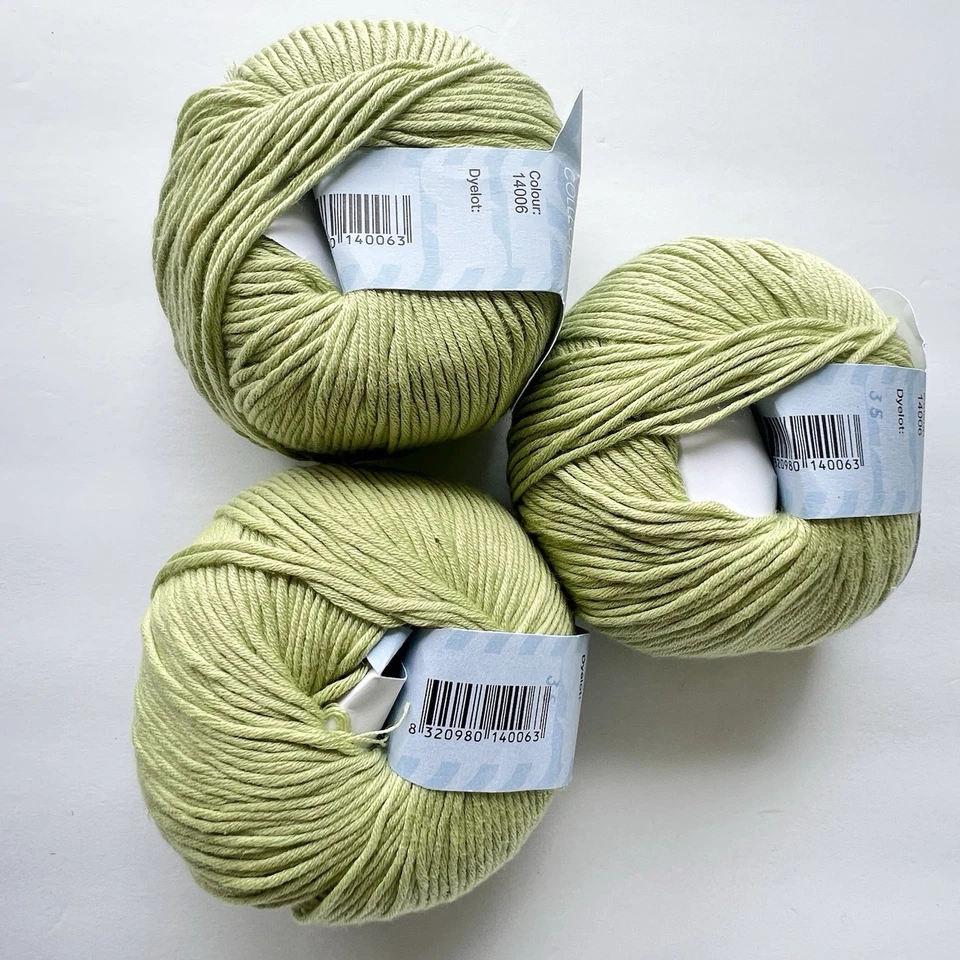 Debbie Bliss Ecobaby Fairtrade Collection Yarn Green Organic Cotton 50g/125m - Image 2 of 4