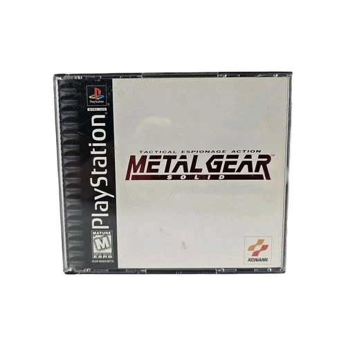 Metal Gear Solid (Sony PlayStation 1, 1999) PS1 CIB