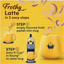 Gevalia Keurig Frothy Chai Spice Latte (6.4 oz-181g) 6 Pods/Box