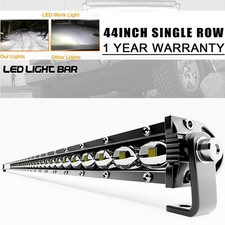 126W Single Row LED Light Bar 44in 46in Ultra-Slim Combo Beam for Offroad 4x4