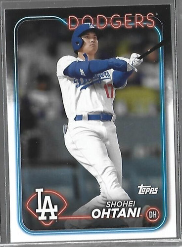 SHOHEI OHTANI  2024 Topps #LAD-3  TEAM SET VARIATION  Los Angeles Dodgers