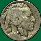 1913 Raised Ground Type 1 Buffalo Nickel Good G Coin #32237