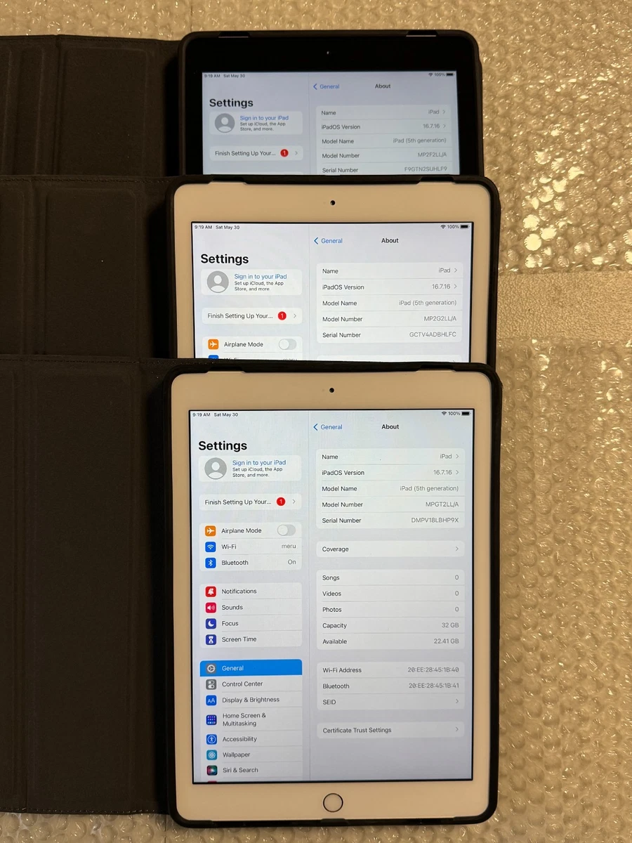 Apple iPad (5th Generation) 32 GB Tablets for sale - eBay