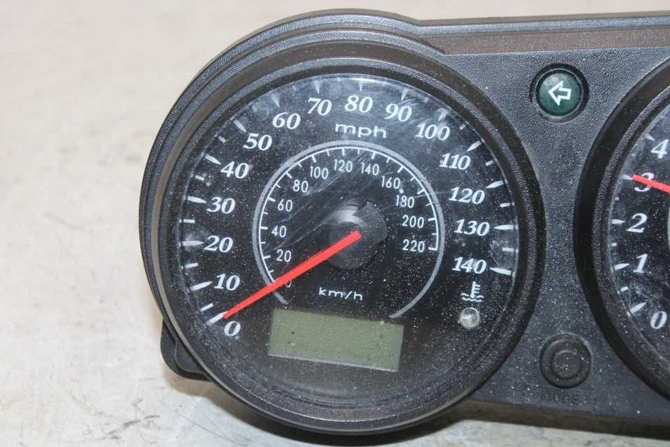 Kawasaki Ninja 650R 2007 OEM velocímetro medidores de tacómetro panel de visualización velocímetro Foto 2 de 4