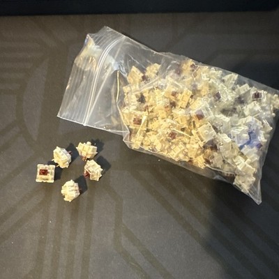 104x Cherry MX Brown Tactile Mechanical Keyboard Switches