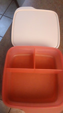 Tupperware #7503B Lunch It con tapa Melon-G usado