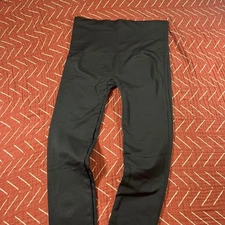 SPANX M/M Black Seamless High Waisted Leggings Compression Slimming