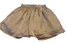 Gap Dressy Taupe Skirt Girl&rsquo;s Sz 3 Toddler Pull Up Taffeta Like Fabric