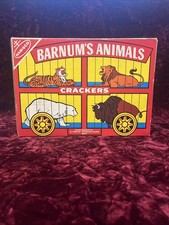 1970  s Nabisco Barnum  s Animals 3 Piece Childrens Stoneware Set - Made in Japan