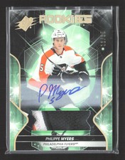 2020 Upper Deck SPx Hockey Philippe Myers #61 Patch 13/85 Auto