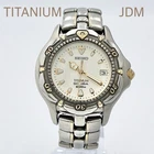 [MINT] SEIKO Titanium Scuba 200m Diver 7N35-6120 Quartz JDM Vintage Watch