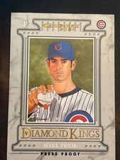 2004 Donruss Diamond Kings Press Proof blue 22 MARK PRIOR Studio 028/100 Cubs SP