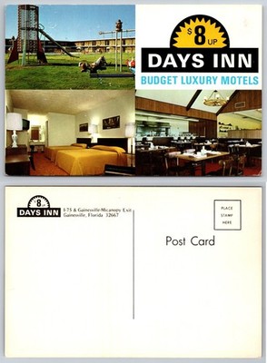 Continental Days Inn Gainesville Florida Postcard