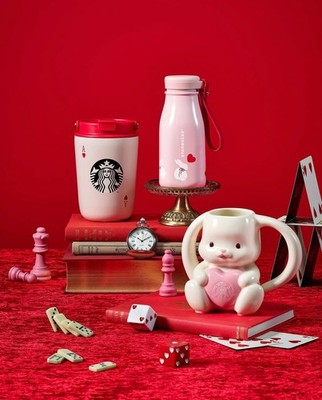 Starbucks Korea 2026 Valentine's Day MD Bunny Mug Tumbler Bag