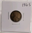 1912-S San Francisco Lincoln Head Wheat Cent Better Date
