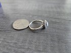 Zales Vera Wang Love Pear Halo Diamond Ring 14k White Gold Sz 7 GIA 0.75-0.99ctw — photo 2
