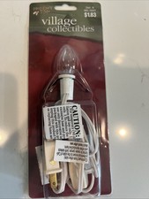 Holiday Time Village Collectibles 5'.5" Replacement Single Light With Switch
