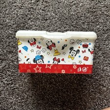 Vintage Huggies Disney Mickey Mouse Baby Wipe Pop Up Dispenser Container READ