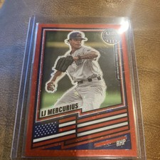 2026 Panini USA Stars & Stripes LJ Mercurius Red Prizm /149