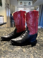 Vintage Men’s Custom Handmade Vintage Cowboy Boots Size 7.5-8 Made In USA
