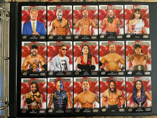 AEW 2021 Complete (40) Main Features Set Upper Deck First Edition