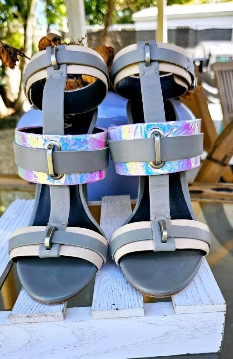 MBT Straordinari sandali stiletto L.A.M.B di Gwen Stefani taglia 6.