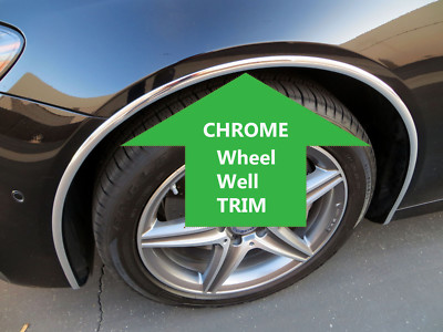 4PCS wheel well fender bumper chrome molding trim - SATURNmodels