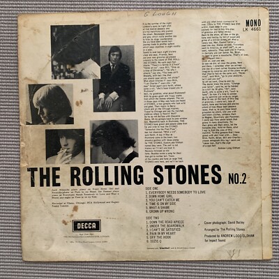 英LP The Rolling Stones No.2 UK盤 Mono 希少 THE ROLLING STONES NO 2 RARE First Press MONO 1965 UK VINYL LP