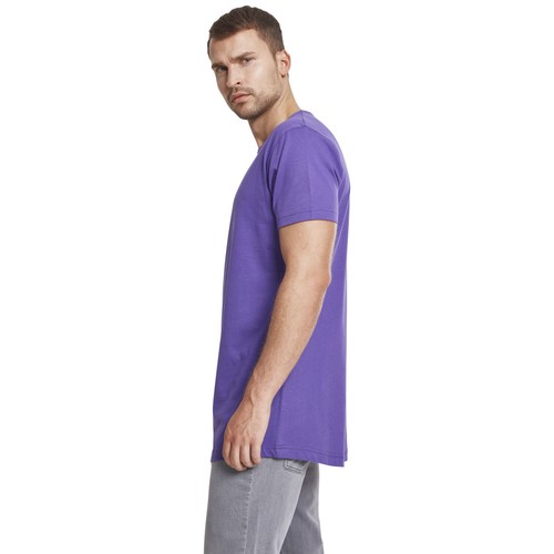 Urban Classics Shaped Long Tee Basic T-shirt Extra Long Jersey Regular Oversize - Picture 150 of 186