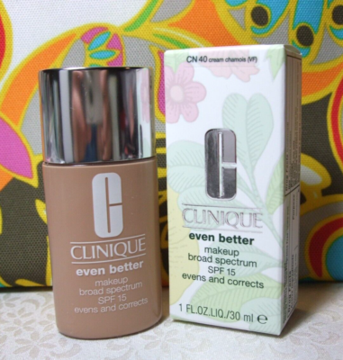 Clinique Even Better Makeup SPF 15 In CN 40 Cream Chamois (VF) FS