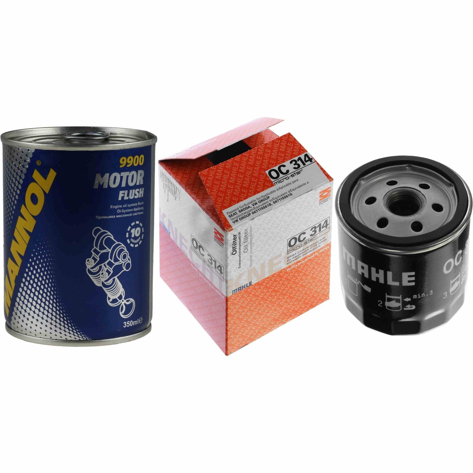 Filtro Olio Originale Mahle / Knecht Oc 314 + Sct Flush Motore - Immagine 1
