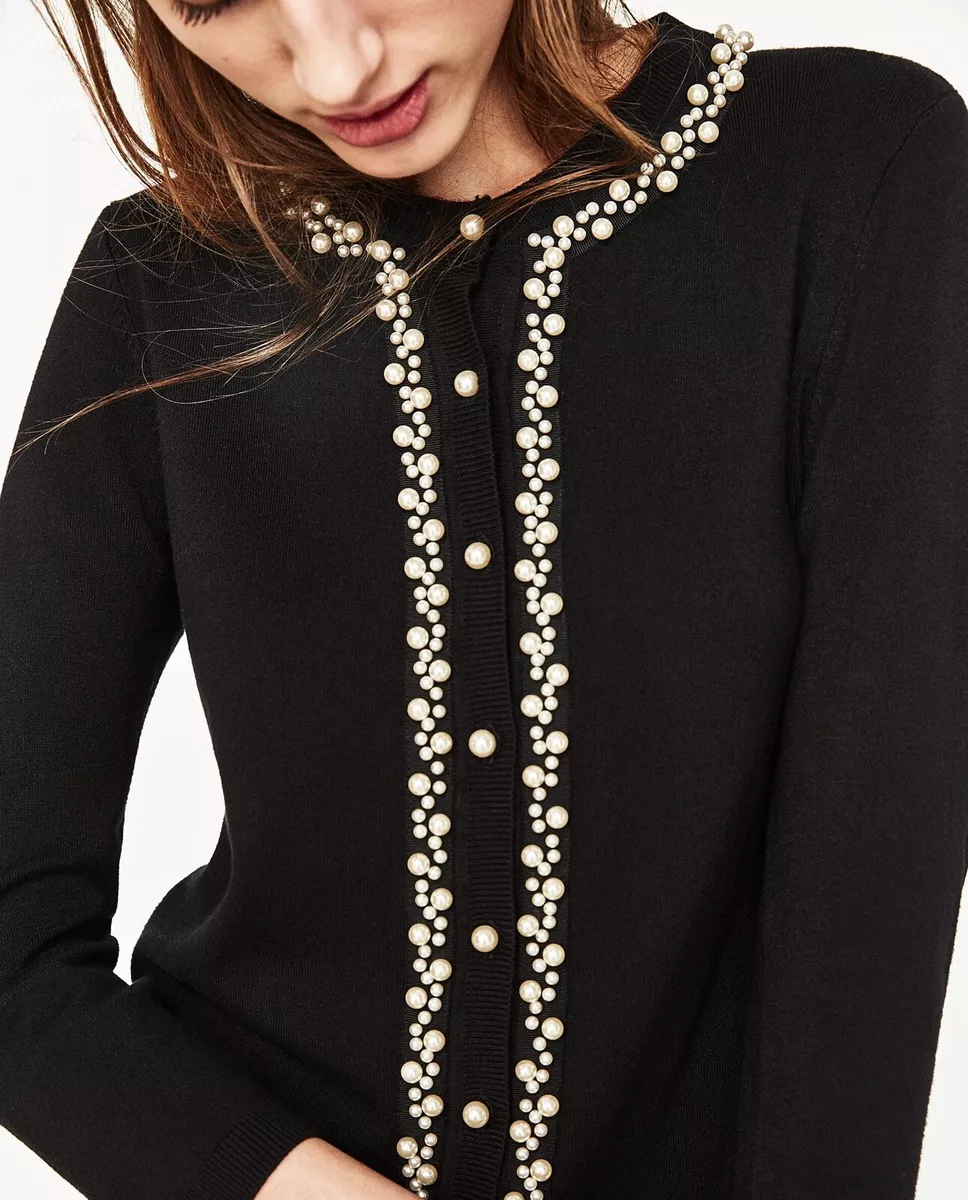 Zara hot sale black knitwear