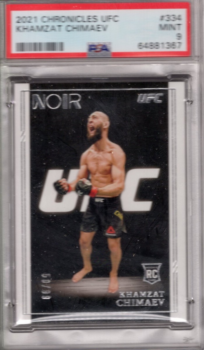 2021 Panini Chronicles UFC - Noir Khamzat Chimaev #334 /99 (RC