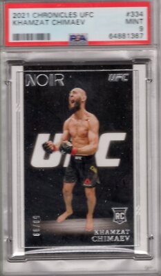 2021 Panini Chronicles UFC - Noir Khamzat Chimaev #334 /99 (RC