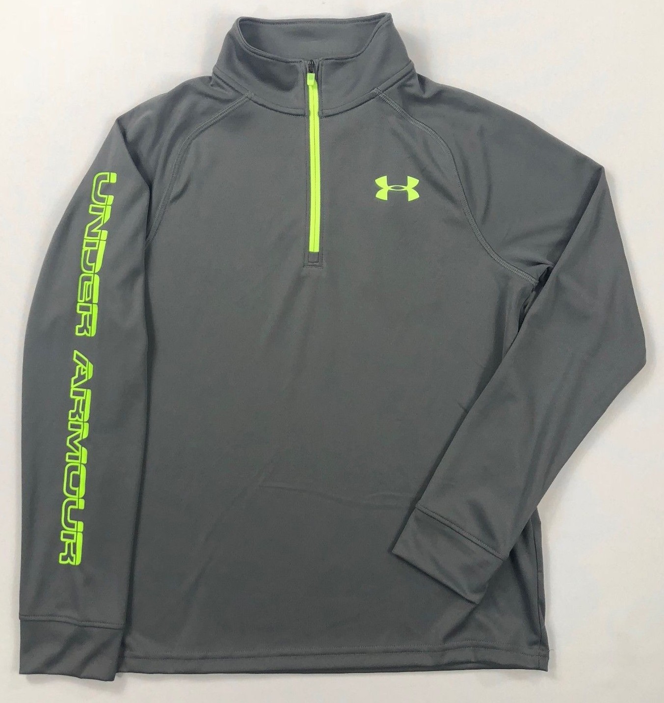 Boy's Youth Under Armour Heatgear Quarter Zip Long Sleeve Shirt eBay