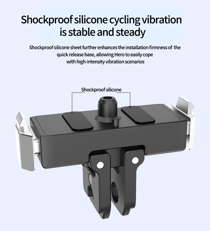 For Go Pro Hero 13 Magnetic Base Tripod Extension Mount Action Camera Adapter-image