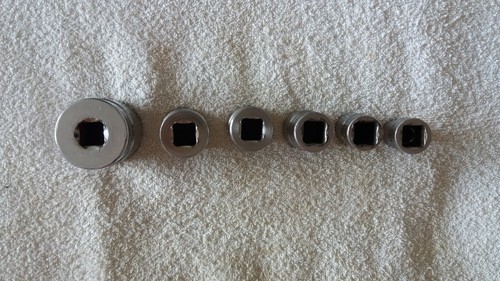 snap-on 1/2" drive a/f and metric socket bundle. - Picture 3 of 4