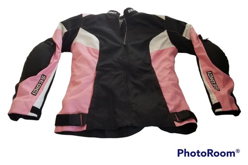 White Motorcycle Jacket SMALL Nice 