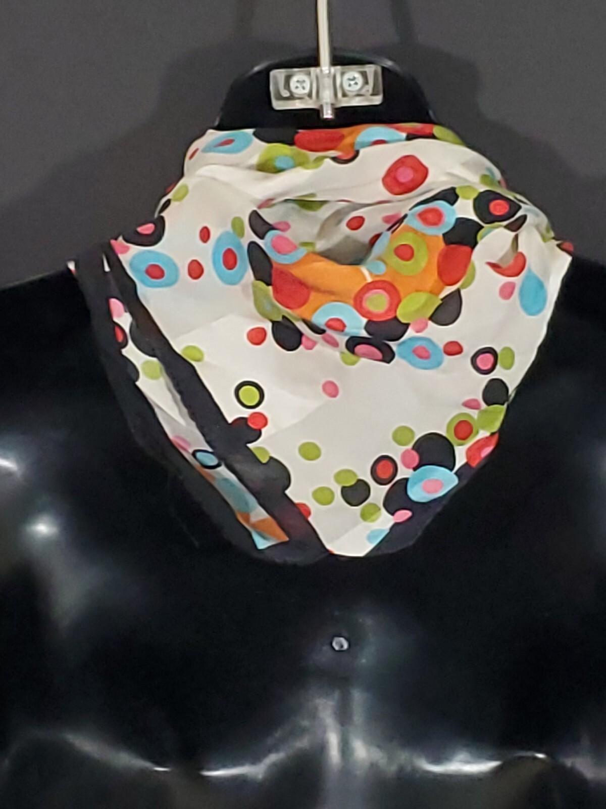 Multifunctional Polka Dot Circles Multicolored Sq… - image 5