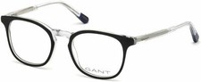 GANT GA3164 Black/Clear 005 Plastic Optical Eyeglasses Frame 49-19-140 3164 RX