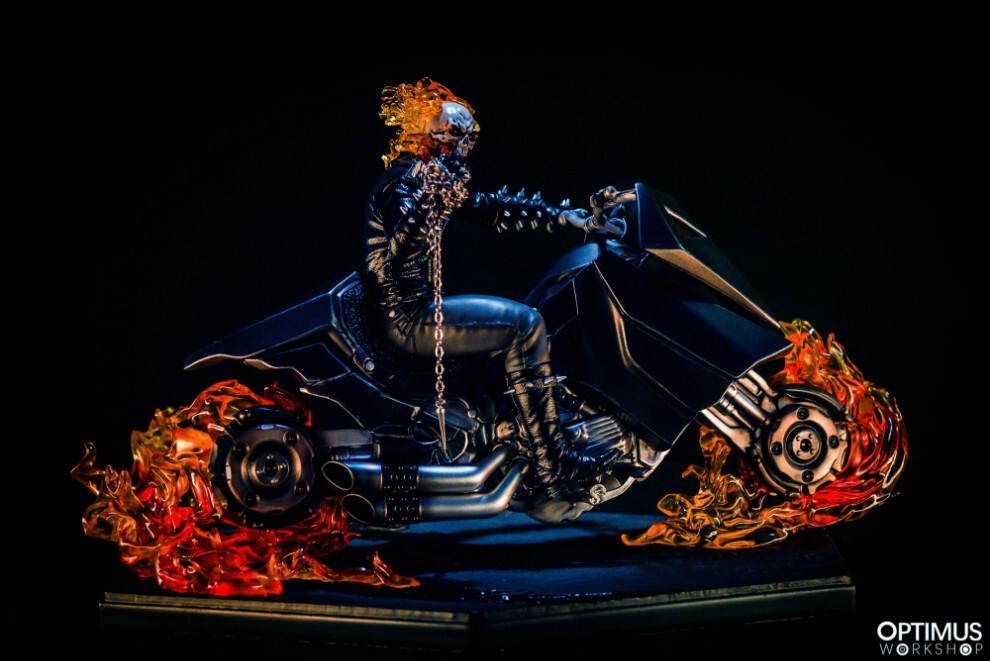 Iron studios 1/10 Ghost Rider Motorcycle Figure limited edition