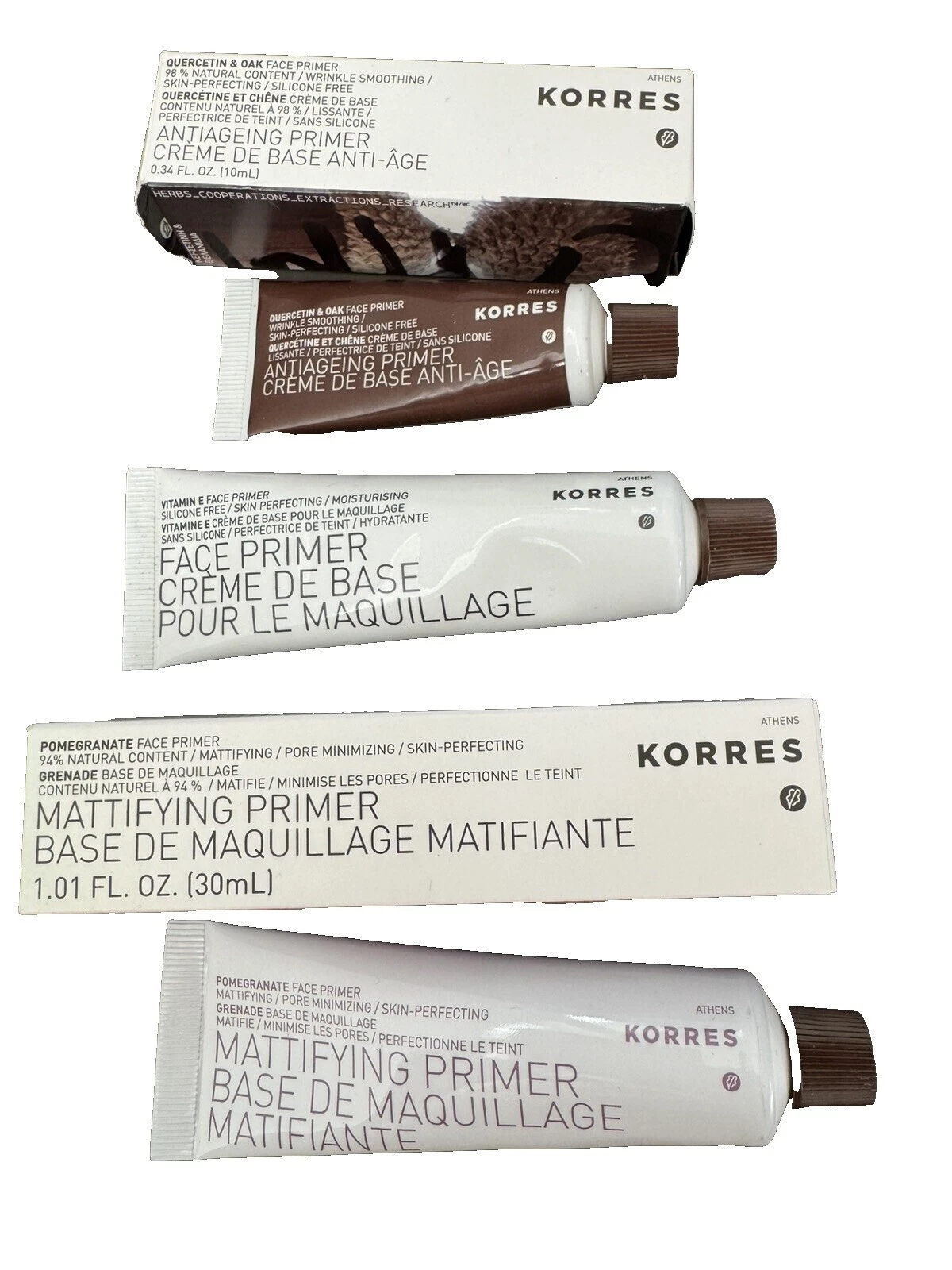 KORRES Paraben-Free Matte Face Makeup Products