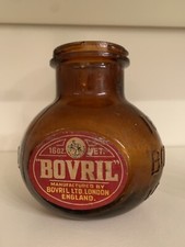 Vintage original BOVRIL oxo jar WITH LABEL circa 1920s