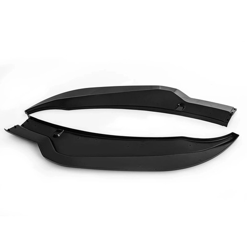 Feengo GLOSS BLACK ABS FRONT BUMPER LIP SPLITTER FOR 2014-2019 CORVETTE C7 Z06 - Picture 11 of 14