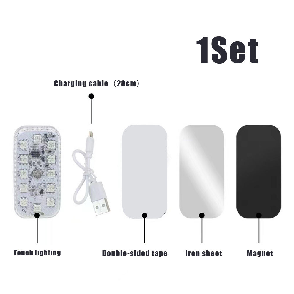 Multicolor LED Light Car Atmosphere Ambient Lights Bright Lamp