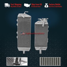 All Aluminum Motorcycle Radiator For 2006-2008 Kawasaki KX250F (Left+Right)