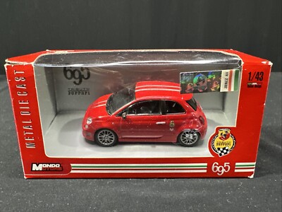 Mondo Motors 1/43 Abarth 695 Tributo Ferrari Diecast Car Red | eBay