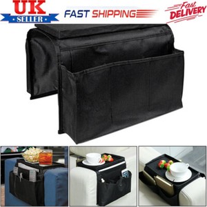 Sofa Chair Arm Rest Organiser Tray Armchair Caddy Storage Holder 4 Tidy
